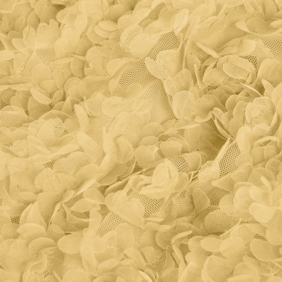 Boboli Tulle dress embroidery for girl citronelle 743026-1219-SS26