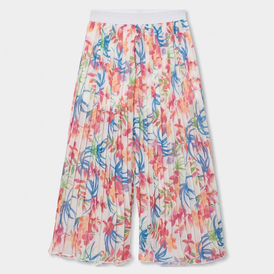 Boboli Trousers gauze printed for girl print 763040-9846-SS26