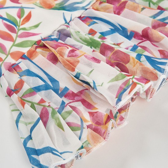 Boboli Μπλούζα με στάμπα γάζας για κορίτσι αποτύπωμα 763051-9846-SS26