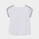 Boboli Μπλούζα με ελαστικό πλεκτό για κορίτσι -BCI λευκό 773018-1100-SS26