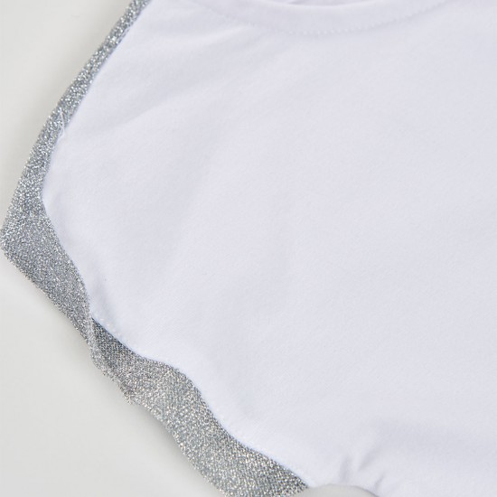 Boboli Μπλούζα με ελαστικό πλεκτό για κορίτσι -BCI λευκό 773018-1100-SS26