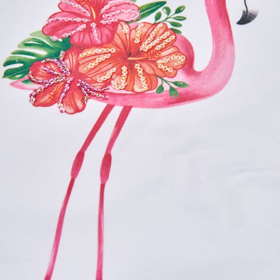 Boboli Μπλούζα με ελαστικό πλεκτό για κορίτσι -BCI λευκό 773018-1100-SS26