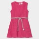 Boboli Chiffon dress for girl fuchsia 773074-3895-SS26