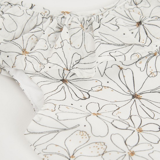 Boboli Φόρεμα σιφόν με στάμπα για κορίτσι αποτύπωμα 783008-9856-SS26