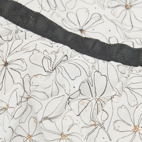 Boboli Φόρεμα σιφόν με στάμπα για κορίτσι αποτύπωμα 783008-9856-SS26