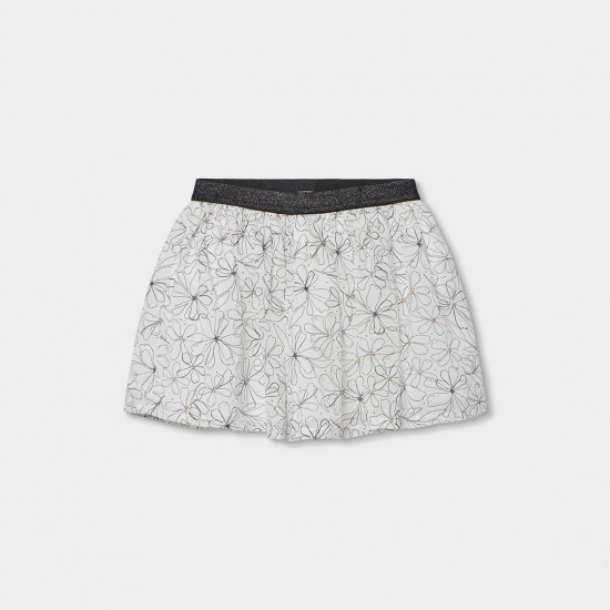 Boboli Φούστα γάζας τυπωμένη για κορίτσι αποτύπωμα 783020-9856-SS26