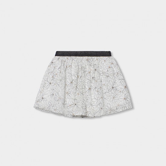 Boboli Φούστα γάζας τυπωμένη για κορίτσι αποτύπωμα 783020-9856-SS26