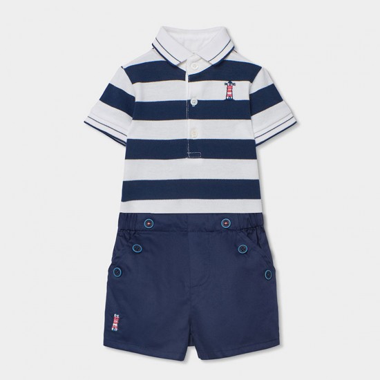 Boboli Σετ πλεκτών συνδυασμένων για μωρό -BCI ναυτικό 803034-2440-SS26