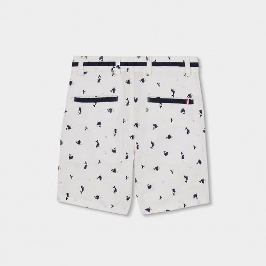 Boboli Βερμούδα Gabardine για αγόρι -BCI αποτύπωμα 823025-9780-SS26