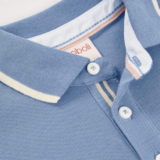 Boboli Πικέ πόλο για αγόρι -BCI βαθύ μπλε 833004-2646-SS26