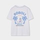 Boboli Πλεκτό μπλουζάκι για αγόρι -BCI λευκό 833037-1100-SS26