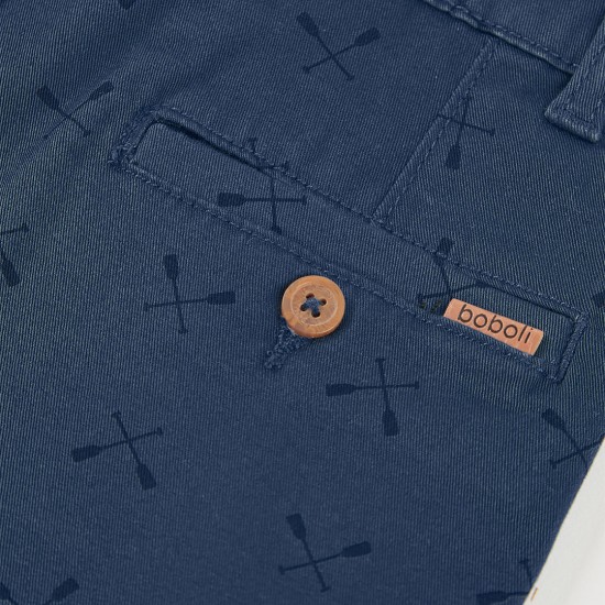 Boboli Βερμούδα Twill για αγόρι -BCI αποτύπωμα 843061-9818-SS26