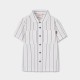 Boboli Poplin shirt striped for boy -BCI stripes 843128-9817-SS26