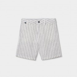 Boboli Λινή βερμούδα για αγόρι -BCI ρίγες 853028-9820-SS26