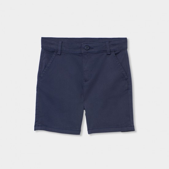 Boboli Satin bermuda shorts for boy -BCI navy 873042-2440-SS26