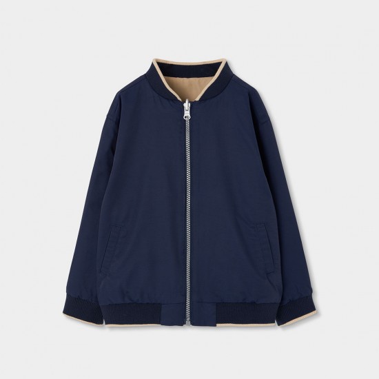 Boboli Technical fabric  jacket for boy -BCI sand 873086-7399-SS26