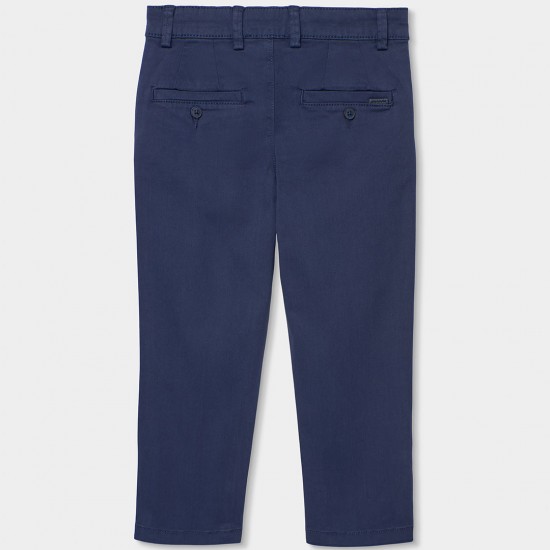 Boboli Παντελόνι σατέν ελαστικό για αγόρι -BCI ναυτικό 873097-2440-SS26