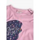 Boboli  βαμβακερό μπλουζάκι για κορίτσι     202015-3943-AW25