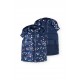 Boboli Vest reversible for baby girl navy 202194-2440-AW25