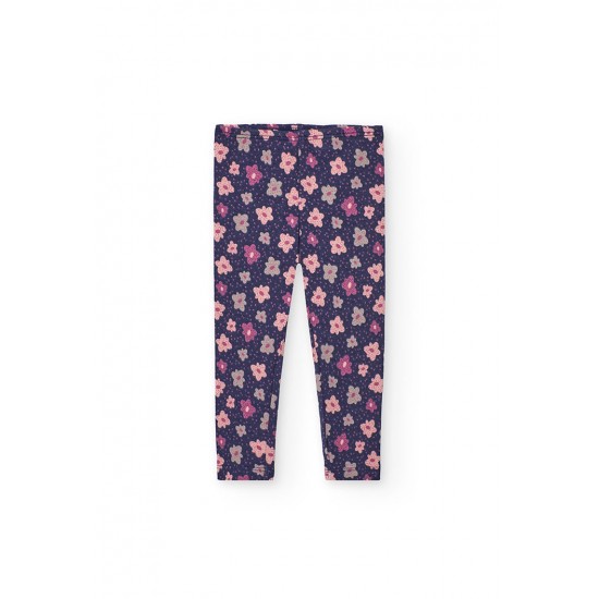 Boboli Stretch knit leggings for baby  print 222130-9754-AW25