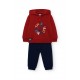 Boboli Set fleece for baby boy  pomegranate 322085-3945-AW25
