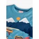 Boboli  βαμβακερό μπλουζάκι για αγόρι   λίμνη  342111-4732-AW25