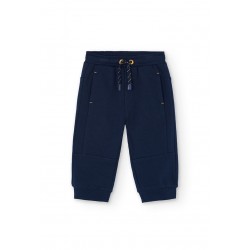 Boboli  Παντελόνι fleece basic για μωρά   ναυτικό  392060-2440-AW25