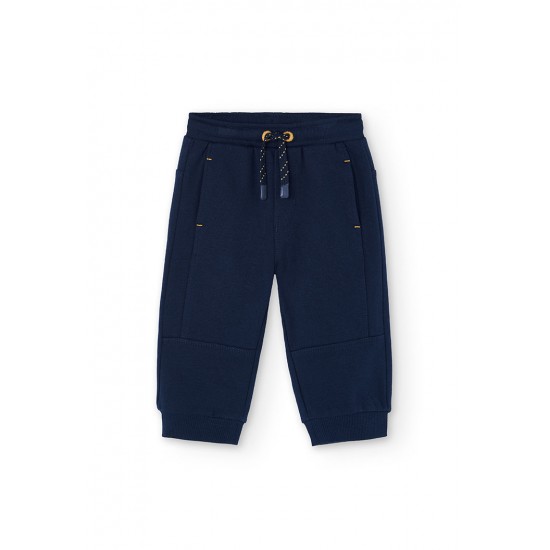 Boboli Fleece trousers basic for baby  navy 392060-2440-AW25