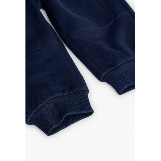 Boboli Fleece trousers basic for baby  navy 392060-2440-AW25