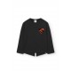 Boboli Stretch knit tShirt for girl  BLACK 422132-890-AW25