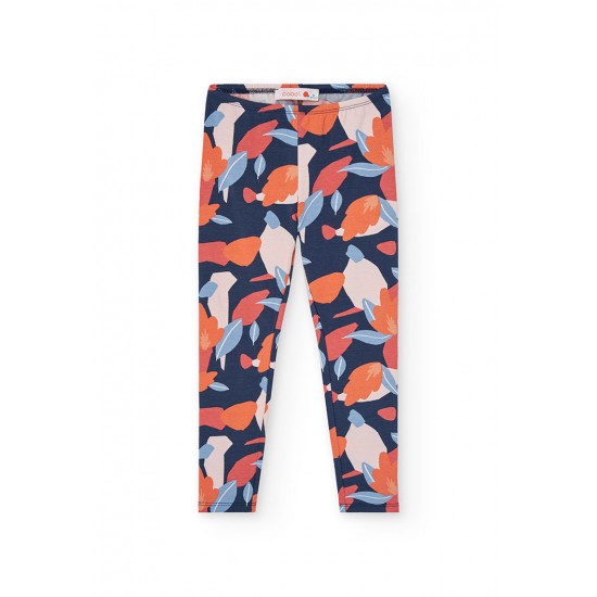 Boboli Stretch knit leggings for girl  print 432144-9714-AW25