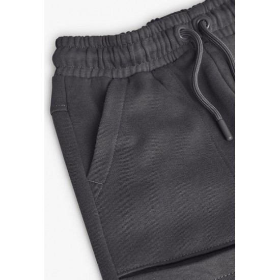 Boboli  Παντελόνι φλις για αγόρι  γκρι 512086-8119-AW25