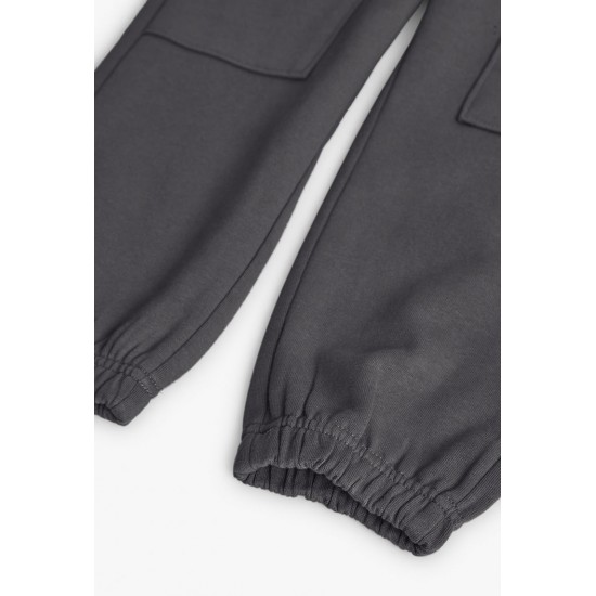 Boboli  Παντελόνι φλις για αγόρι  γκρι 512086-8119-AW25
