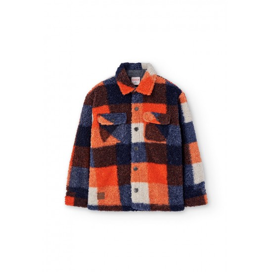 Boboli  Καρό μπουφάν για αγόρι  σκακιέρα  522098-9737-AW25