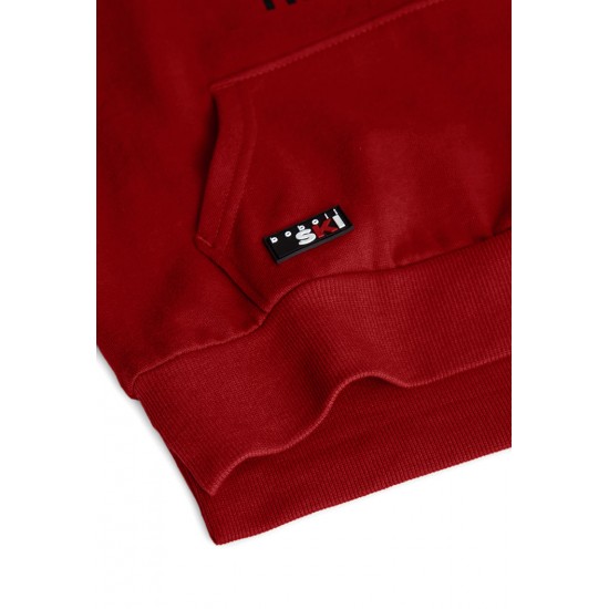 Boboli  Φούτερ φλις με κουκούλα για αγόρι   κόκκινος  532101-3870-AW25