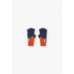 Boboli Knitwear gloves for boy  navy 592084-2440-AW25