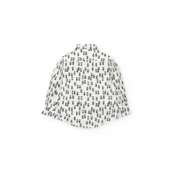 Boboli  Πουκάμισο από ποπλίνα με στάμπα για μωρό   Με στάμπα  712055-9677-AW25