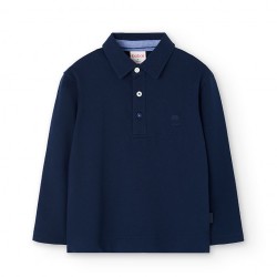 Boboli Pique polo for boy  navy 732091-2440-AW25