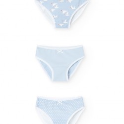 Boboli Pack 3 knickers for girl  print 922025-9668-AW25