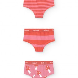 Boboli  Σετ 3 εσώρουχα για κορίτσια   Με στάμπα  922069-9669-AW25