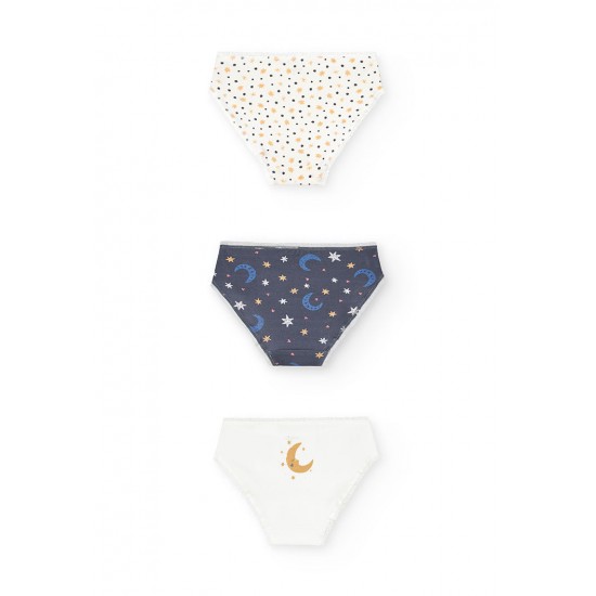 Boboli Pack 3 knickers for girl  print 922104-9672-AW25