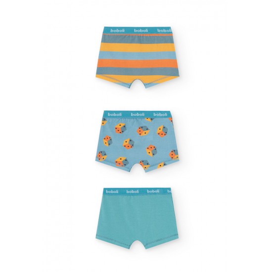 Boboli Pack 3 boxers for boy  stripes 932060-9676-AW25