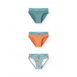 Boboli Pack 3 slips for boy  print 932071-9675-AW25